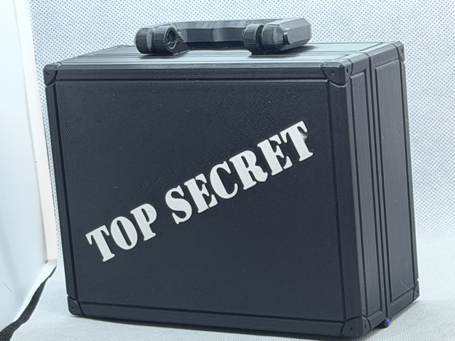 Top Secret Tiny Briefcase, handmade by Gossamer Creations