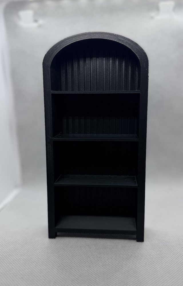 Photo of the Arched Bookshelf, 3D printed to order