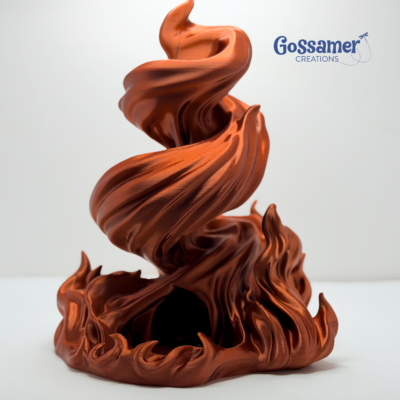 Burning Roll Dice Tower