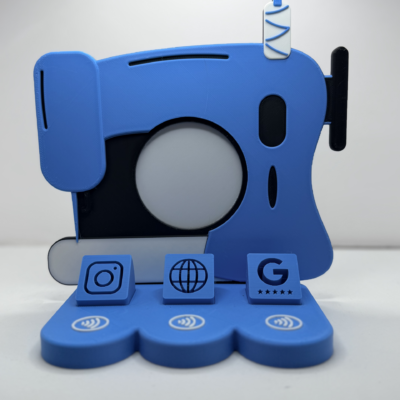 NFC Display Stand | Custom Backing Styles + Multi-Scan Base Options